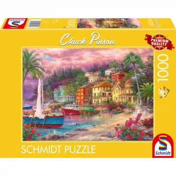 Jigsaw Puzzle schmidt spiele Chuck Pinson Coastal Magic — 1000 pieces, artist Chuck Pinson