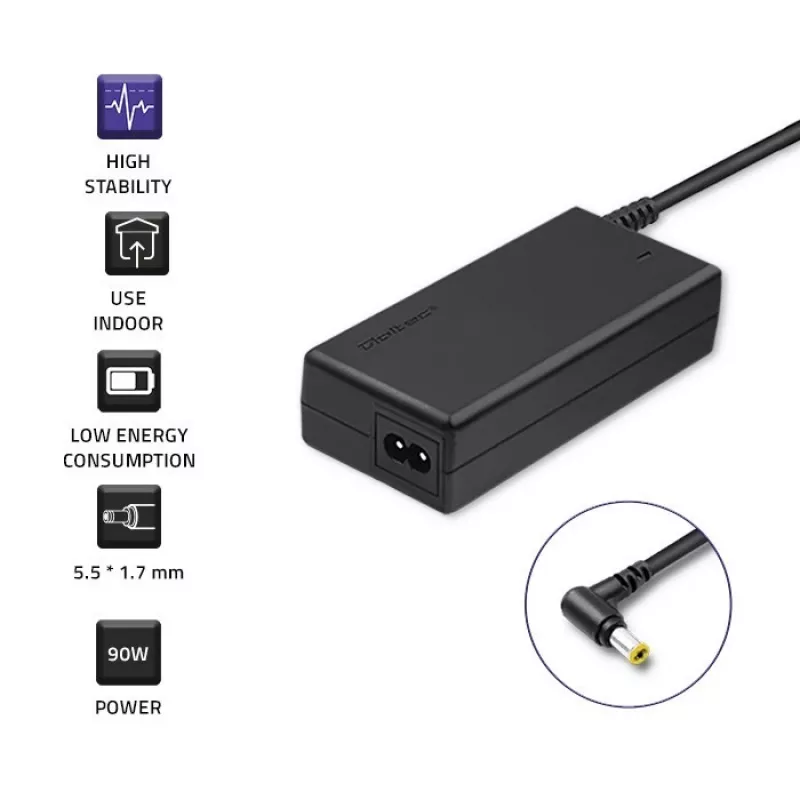 Qoltec 50087 90W toiteadapter