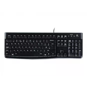 Töölaua komplekt MK120, juhtmega, USB, QWERTZ, must, hiir kaasas