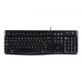 Töölaua komplekt MK120, juhtmega, USB, QWERTZ, must, hiir kaasas