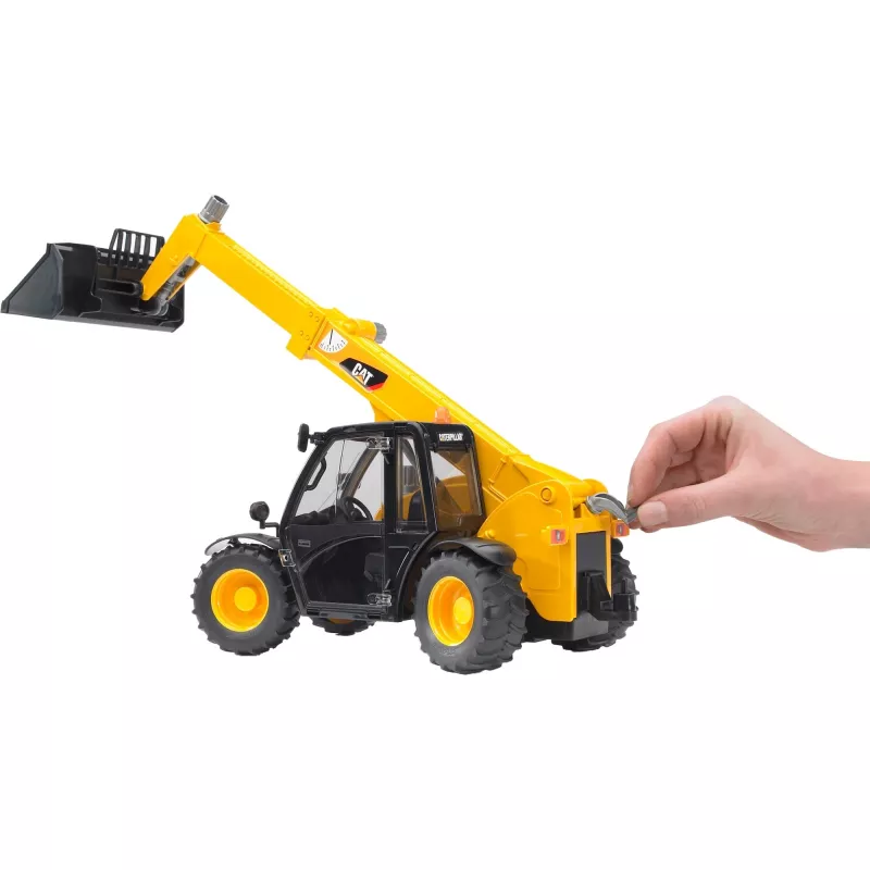 Bruder 02141 Caterpillar Teleskooplaadur plastikust põllumajandus- ja ehitustööde mänguasi