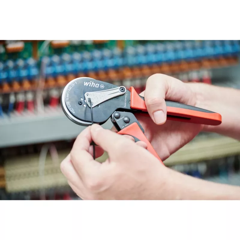 Wiha 41246 kaabli pressimistangid Krimptööriist Must, Punane