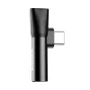 Baseus Audio Adapter USB-C kuni Mini Jack 3.5mm + USB-C (must)