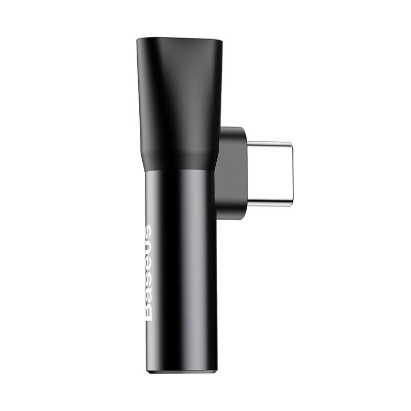 Baseus Audio Adapter USB-C kuni Mini Jack 3.5mm + USB-C (must)