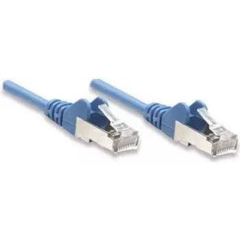 Intellinet Network patch-kaabel, Cat5e, 15m, Blue, CCA, SF/UTP, PVC, RJ45, Gold Plated Contacts, Snagless, Booted, Lifetime Warranty
