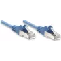 Intellinet Network patch-kaabel, Cat5e, 15m, Blue, CCA, SF/UTP, PVC, RJ45, Gold Plated Contacts, Snagless, Booted, Lifetime Warranty