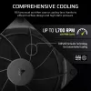 Ventilaator Corsair RS140 14 cm Must 330-1700 p/min 0,11-3,46 mmH2O