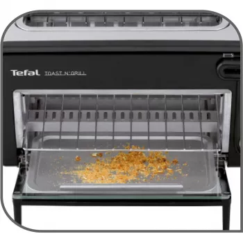 Röster Tefal TL6008 2 viilu(d) 1300 W Alumiinium Must