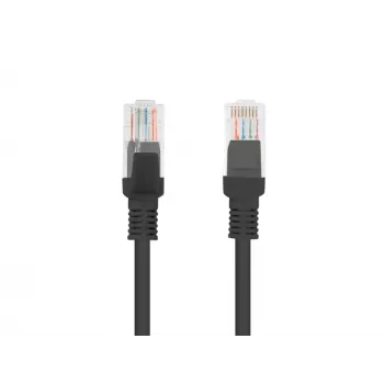 LANBERG võrgukaabel RJ-45 Cat5e PCU5-10CC-2000-BK, 20 m, U/UTP, CCA juht, PVC mantel, must