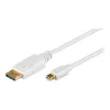 Wentronic Goobay DisplayPort mini DisplayPort adapterkaabel 1.2, 1 m - Mini DisplayPort-pistik > DisplayPort-pistik (52858)