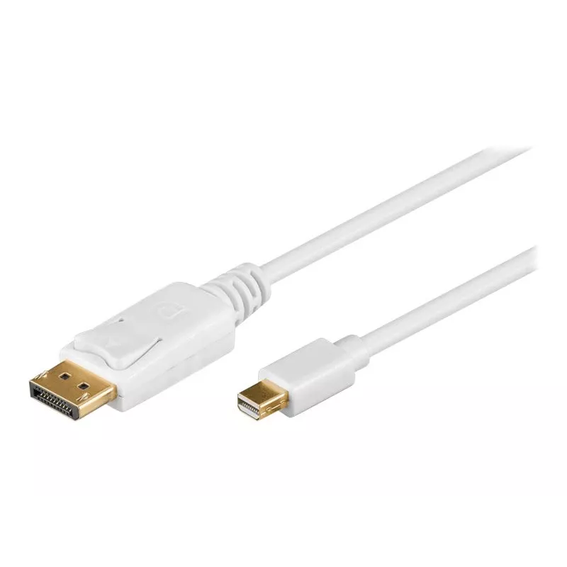 Wentronic Goobay DisplayPort mini DisplayPort adapterkaabel 1.2, 1 m - Mini DisplayPort-pistik > DisplayPort-pistik (52858)