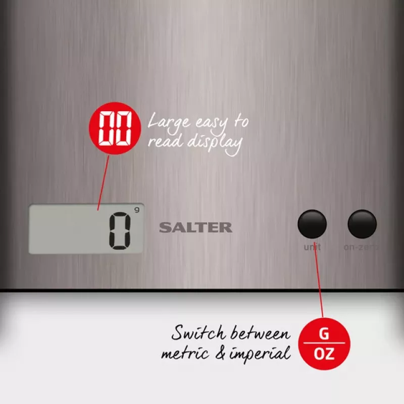 Köögikaalud Salter 1087 SSDRCEU16 Pro Silver