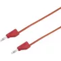 VOLTCRAFT Test Lead [Plug 4 mm - Plug 4 mm] 0,25 m Punane MSB-300 (MSB-300-0.25-Punane)
