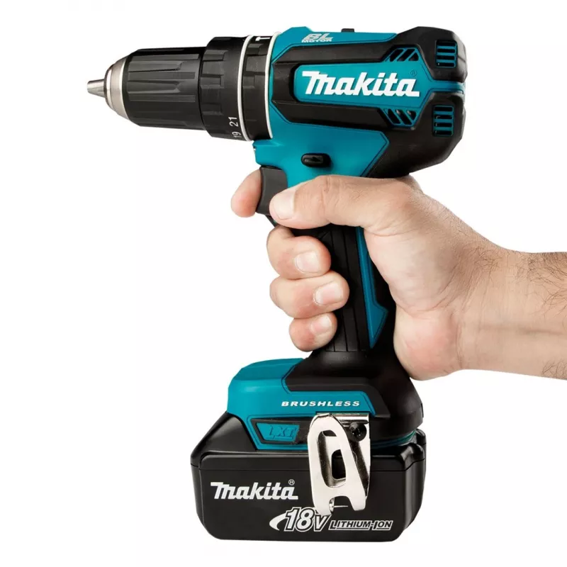 Makita DHP485Z puur Võtmeta 1.1 kg Must, Sinine
