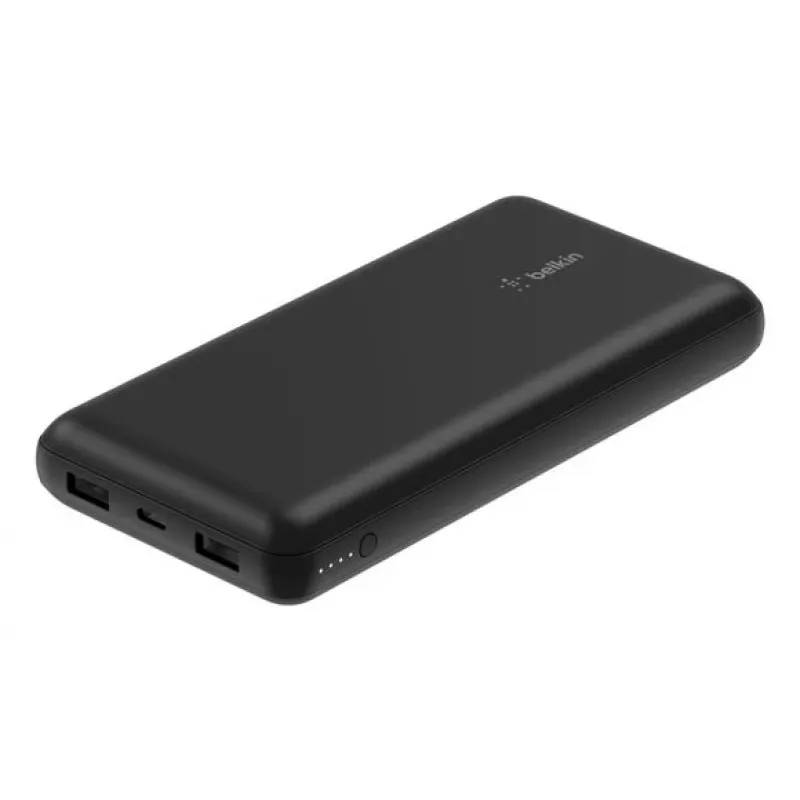 Belkin BoostCharge - Powerbank + Toiteadapter - 20000 mAh - PD - 3 väljundporti (24-pin USB-C, 2 x USB)