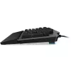 Mehaaniline mänguriklaviatuur Lenovo Legion K500 — täissuuruses 104-klahviline USB, QWERTY US English, RGB taustvalgustus, hall/must