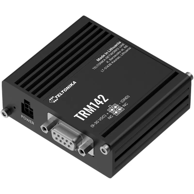 Tööstuslik 4G-modem TELTONIKA TRM142 — LTE-ühendus, kompaktne tööstusdisain