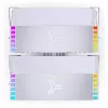 Jonsbo HX6280 CPU jahuti, PWM, RGB - 130mm, valge