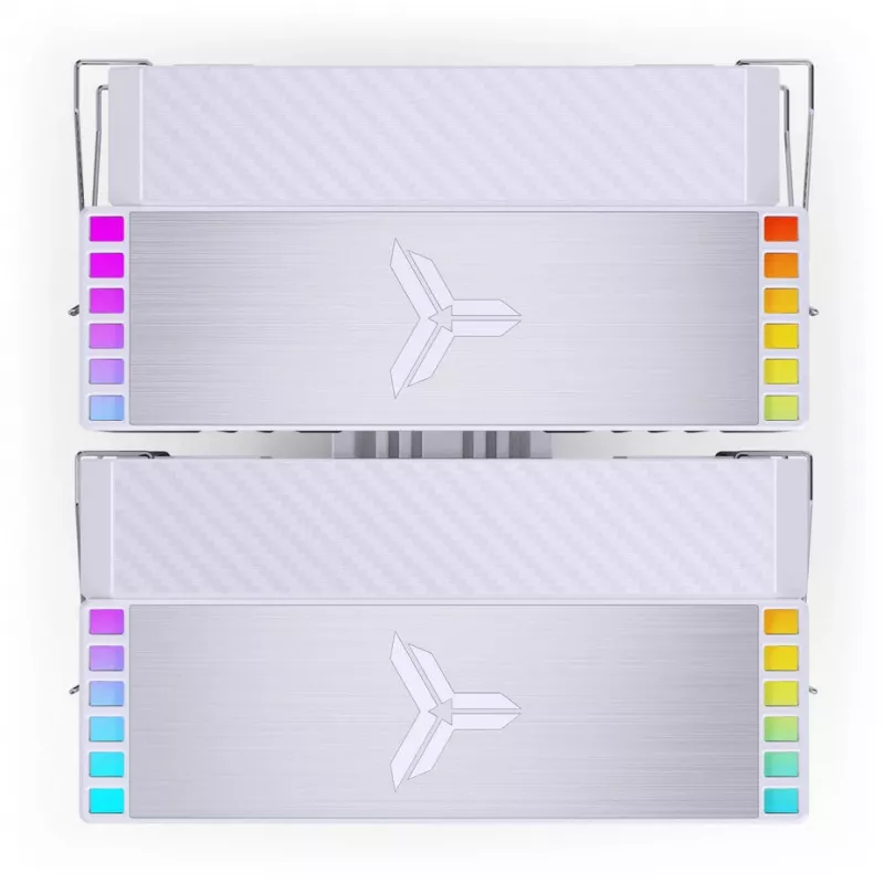 Jonsbo HX6280 CPU jahuti, PWM, RGB - 130mm, valge