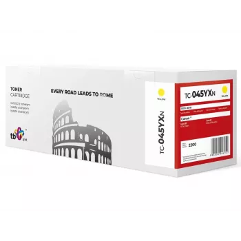 Tooner TB, ühilduv Canon TC-045YXN-iga, kollane, 2200 lehekülge, uus