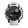 Garmin Instinct 2X Solar 2.79 cm (1.1) MIP 50 mm digitaalne 176 x 176 pikslit puuteekraan valge GPS (satelliit)