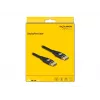 DeLOCK DisplayPort-kaabel 8K 60 Hz 3 m Must Metallist