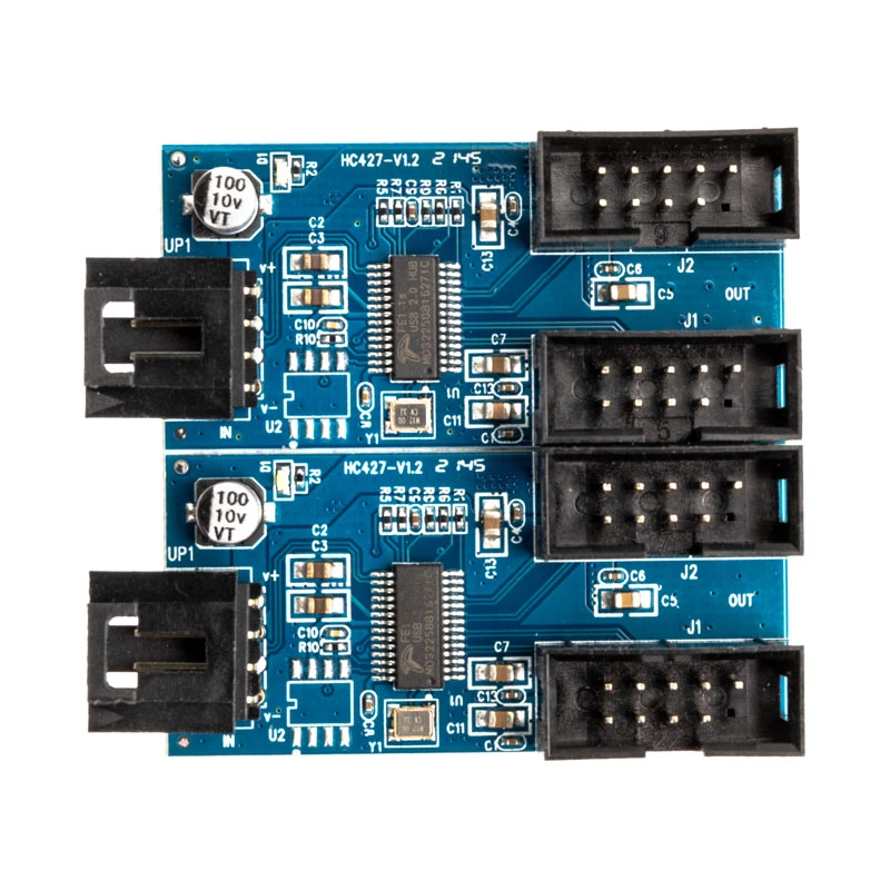 USB 2.0 jaotur Akasa AK-CBUB64-30BK 1–4 pordiga USB 2.0