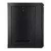 EXTRALINK LITE 9U 530X400 SEINAKINNITATAV RACK-KAPP MUST RIIULIGA
