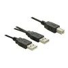 USB-kaabel DeLOCK USB-B/USB-A 1 m must
