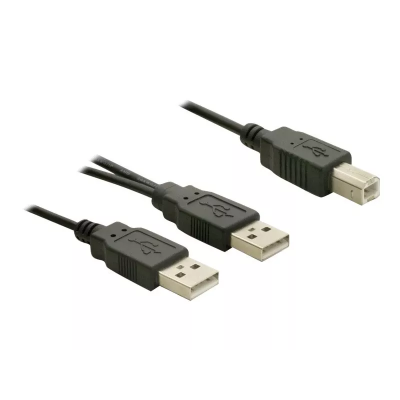 USB-kaabel DeLOCK USB-B/USB-A 1 m must