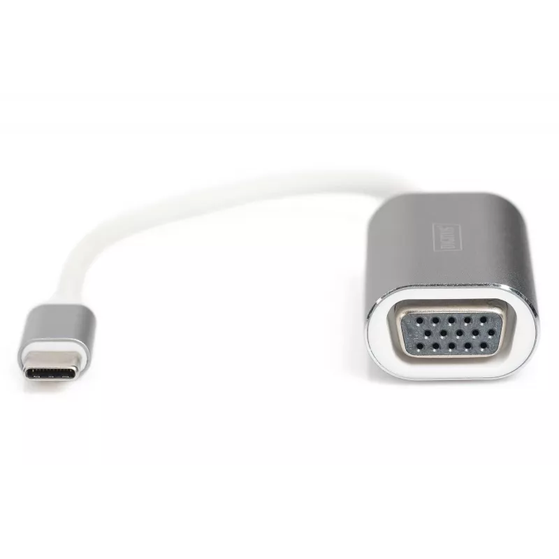 DIGITUS DA-70837 graafikaadapter VGA 1080p FHD to USB 3.0 Type C, alumiiniumist
