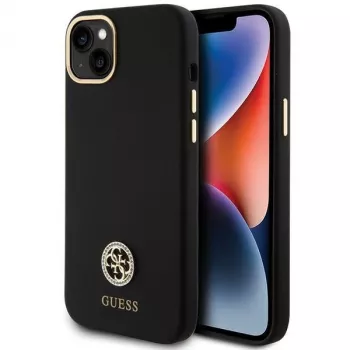 GUESS | GUHCP15M4DGPK | Tagakaas | Apple | iPhone 15 Plus/14 Plus | TPU, silikoon, mikrokiud | Must