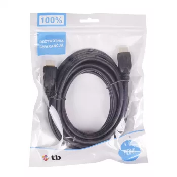 TB V 1.4-HDMI-kaabel kullatud pistikutega 3m.