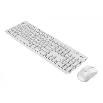 Logitech MK295 Silent – klaviatuuri-hiire komplekt – juhtmevaba – 2,4 GHz – itaalia – valkjas