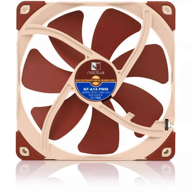 Noctua NF-A14 PWM 140mm korpusventilaator