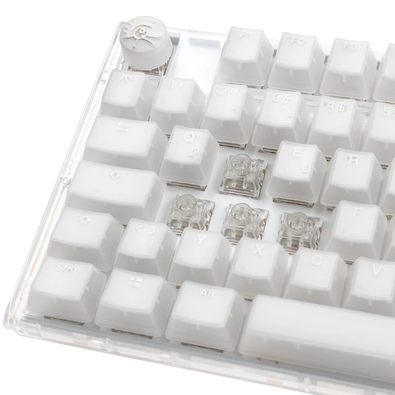 Ducky One 3 Aura Valge TKL mänguklaviatuur, RGB LED - Kailh Jellyfish Y