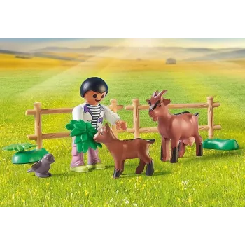 Playmobil 71442 Country: Traktor koos haagise ja veepaagiga Värske saak talus Keskkonna õppimine Lõbus kujutlusvõimeline rollimäng