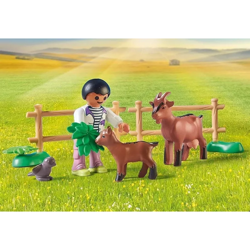 Playmobil 71442 Country: Traktor koos haagise ja veepaagiga Värske saak talus Keskkonna õppimine Lõbus kujutlusvõimeline rollimäng