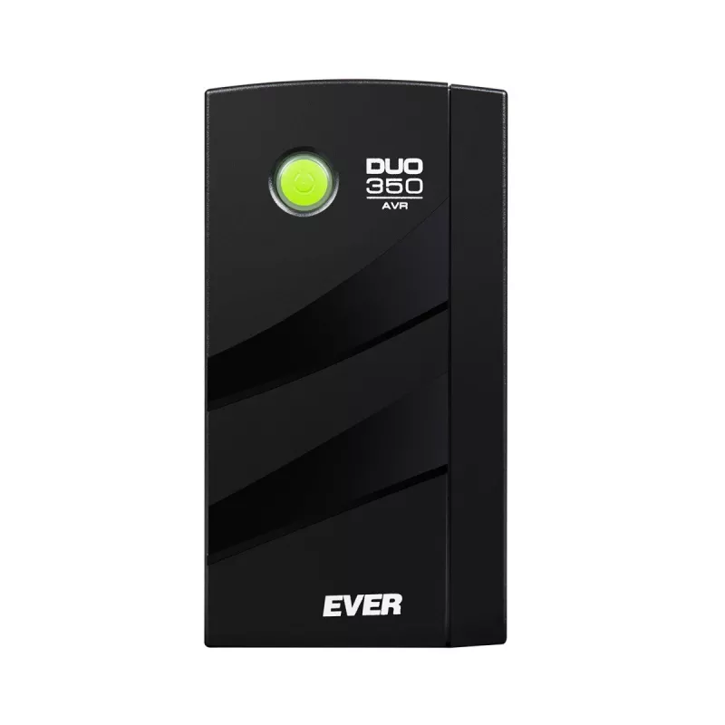 Katkematu toiteallikas EVER DUO 350 AVR, line-interactive torn-UPS, 0,35 kVA (245 W), 2x C13 pistikupesa, 12 V 5 Ah VRLA aku