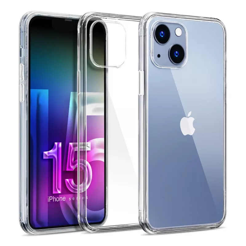 3MK Clear Case mobiiltelefoni ümbris 3MK iPhone 15 läbipaistev disain