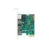 DeLOCK PCI Express x1 kaart, 3 × USB 5 Gbps Type-A, 1 × Gigabit LAN