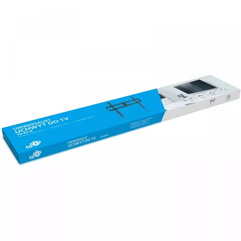 TV seinakinnitus TB TB-851E kuni 100-tollistele teleritele (max 65 kg), VESA 800×600