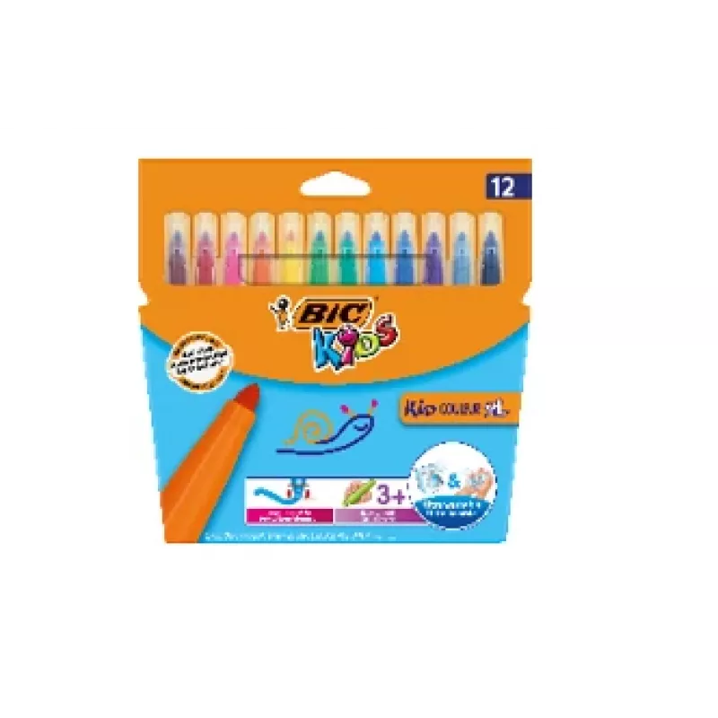 Viltpliiatsid BIC Kid Couleur XL Mitmevärviline