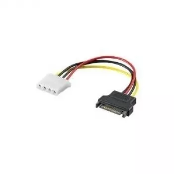 Wentronic Goobay Sisemine PC-toitekaabel, Kollane-Punane - 13,30 cm (5,25) Ühendus > SATA-pistik (93634)