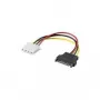 Wentronic Goobay Sisemine PC-toitekaabel, Kollane-Punane - 13,30 cm (5,25) Ühendus > SATA-pistik (93634)