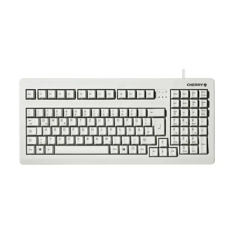 CHERRY G80-1800 kompaktne klaviatuur, USB/PS/2, prantsuse AZERTY paigutus, hall (G80-1800LPCFR-0)