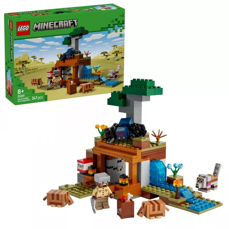 LEGO MINECRAFT 21269 Armadillo kaevanduse ekspeditsioon