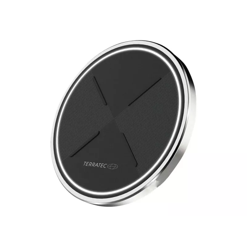 Laadija siseruumidesse Terratec ChargeAIR dot! Smartphone Must Hõbedane