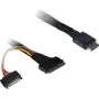 SAS-kaabel Inter-Tech 88885642 must kvaliteetne andmeedastus