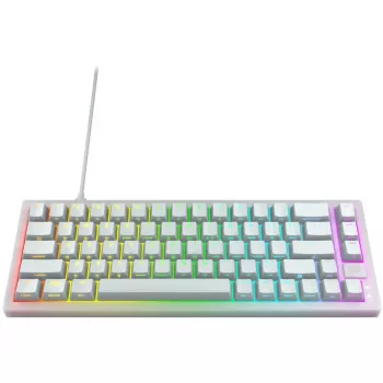 CHERRY K5V2 Compact klaviatuur Gaming USB QWERTY English Valge 67 klahvi RGB LED